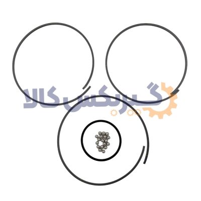 کیت رینگ کربنی 4 تیکه فولی ورودی گیربکس اتوماتیک ام وی ام X33